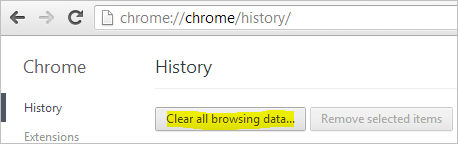 Clear your Cache
